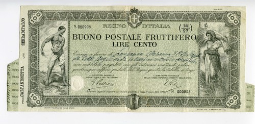 Buono fruttifero postale - buono,