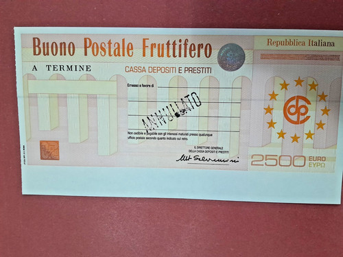 Buono postale fruttifero - postale,