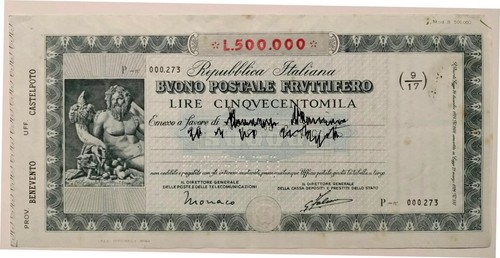Buono postale fruttifero - postale,